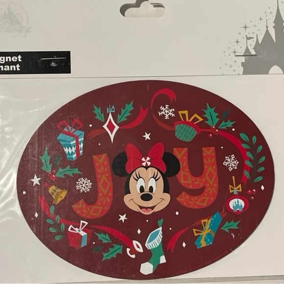Disney Minnie Mouse Joyful Holiday Magnet - Picture 1 of 1